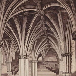 Glasgow: The Cathedral, Crypt (litho)