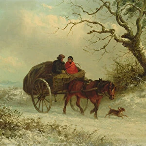 Going to Market in Winter (oil)