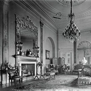 The Great Drawing Room at 17 Hill Street, London, from The Country Houses of Robert Adam, by Eileen Harris, published 2007 (b/w photo)