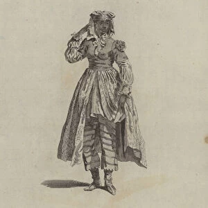 Habit of a Woman of Fez in Africa (engraving)