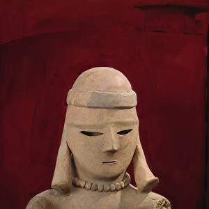 Haniwa figure, 250-550 (red earthenware)