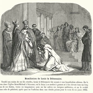 Humiliation de Louis le Debonnaire (engraving)