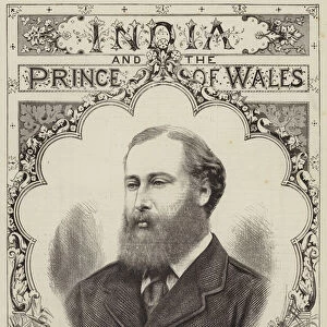 India and the Prince of Wales (engraving)