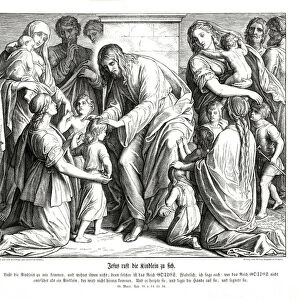Jesus calls the children to him, Gospel of Mark