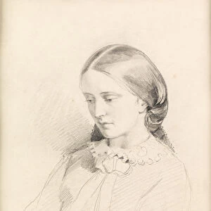 Josephine Butler, Early Feminist Campaigner, 1856 (pencil on paper)