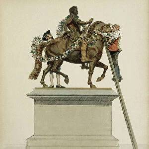 On July 16, 1789, when King Louis XVI (1754-1793) en route to the town hall to receive