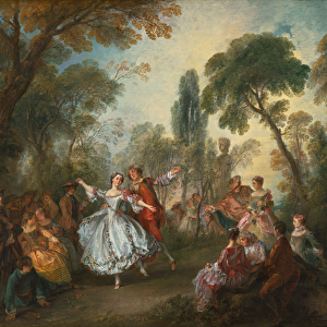 La Camargo Dancing, c. 1730 (oil on canvas)