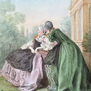 Madame d Epinay and Madame de Meaux (w/c)