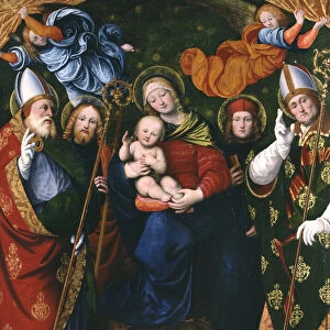 Madonna, Child and Saints, 1516 (panel)