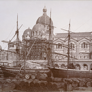 Marseille Cathedral, c. 1893 (b / w photo)