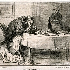 A meat-eater, 1857 (illustration)