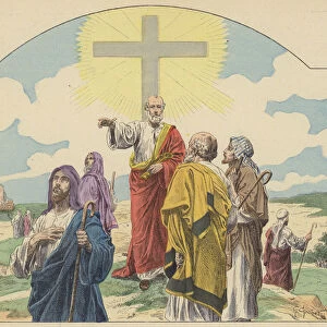 The Mission of the Apostles (colour litho)