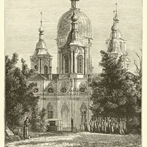 Monastery of St Sergius at Troitsa (engraving)
