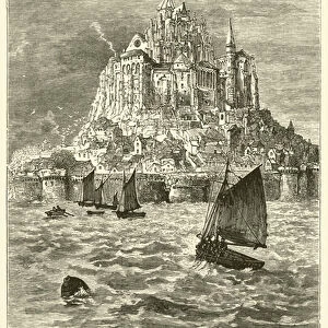 Mont St Michel (engraving)