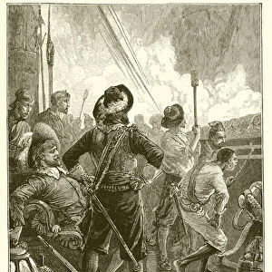Morgans Attack on Gibraltar (engraving)