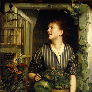 Morning Glories, 1874 (oil on canvas)