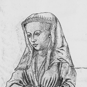 Ms 266 fol. 62 Bonne d Artois, Countess of Nevers and Rethel, Duchess of Burgundy
