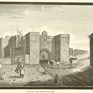 The New Gate, Newcastle, 1789 (engraving)