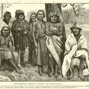 North-western American Indians (engraving)