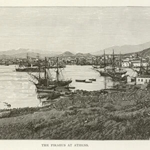 The Piraeus at Athens (engraving)