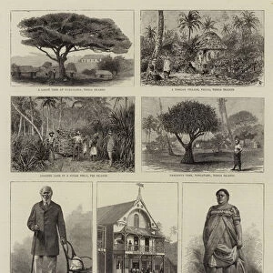 A Pleasure Trip among the Islands of the Pacific (engraving)
