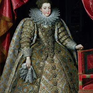 Portrait of Elisabeth of France (1602-44) 1615 (oil on canvas)