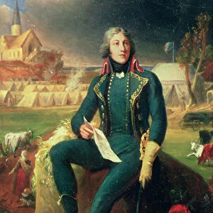 Portrait of General Louis-Lazare Hoche (1768-97) (oil on panel)