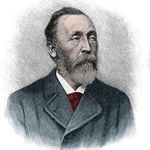 Portrait of Heinrich von Stephan (1831-1897) a general post director for the German