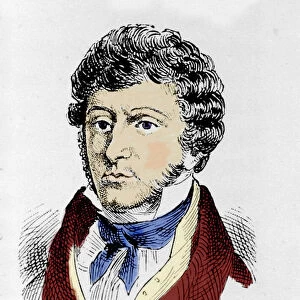 portrait of Irish composer John Field (1782 - 1837)