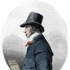 Portrait of Jacques-Rene Hebert (1757-1794), French journalist