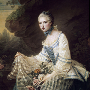 Portrait of Louise Elisabeth de Maille Karman, Marquise of Soran Painting by Francois