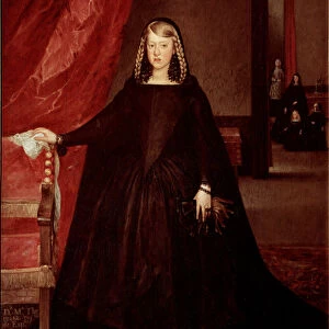 Portrait of Margaret Theresa of Spain, 17th century (paintinig)