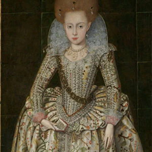 Princess Elizabeth (1596-1662), Later Queen of Bohemia, c. 1606 (oil on canvas)
