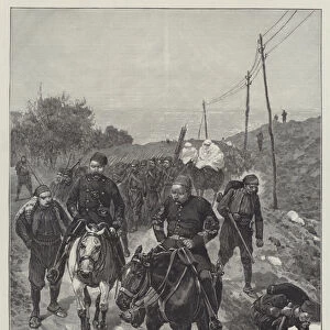 The Revolution in Roumelia, a Battalion of the Turkish Nizam on the March (engraving)