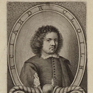 Richard Collin, engraver from Luxembourg (engraving)