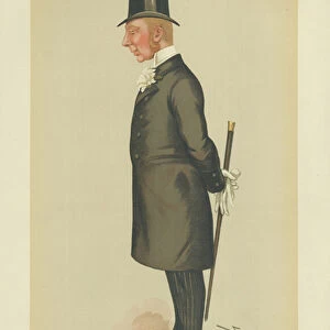 The Righ Hon The Earl of Lonsdale (colour litho)