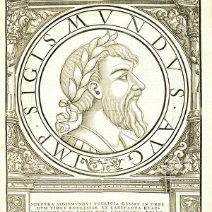 Sigismundus, illustration from Imperatorum romanorum omnium orientalium et