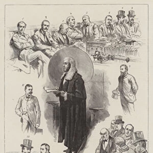 Sketches at the Opening of Parliament (engraving)