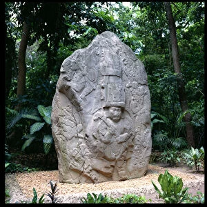 Stele 2, Pre-Classic Period (stone)