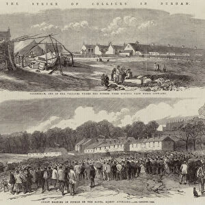 The Strike of Colliers in Durham (engraving)