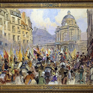 The surrender to the Senate of Trophees after the Battle of Ulm