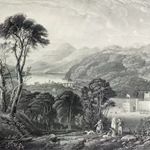 Taymouth Castle, 19th century (engraving)