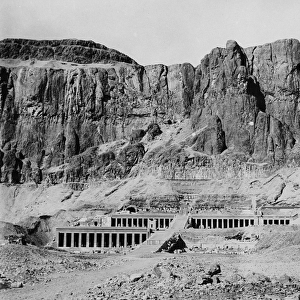 The Temple of Queen Hatshepset, c. 1904-05 (b / w photo)