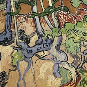Tree roots, 1890 (oil on canvas)