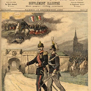 The triple alliance between Germany, Austria Hungary and Italy