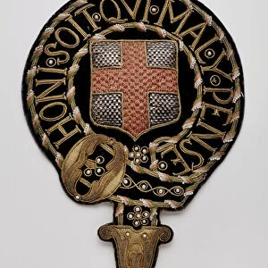 United Kingdom - Order of the Garter: coat plate - Motto "