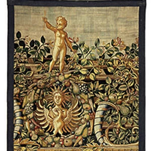 Vertumnus and Pomona: Vertumnus transformed into a fisherman, c. 1550 (gold, wool and silk)