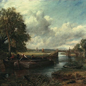 View of the Stour near Dedham, 1822 (oil on canvas)