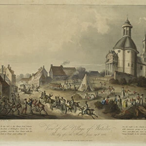 View of the village of Waterloo, the day after the battle, 19 June 1815, after A. M. S