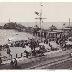 The West Pier, Brighton (litho)